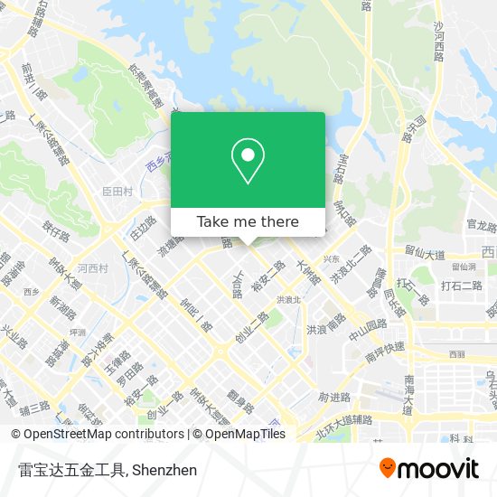 雷宝达五金工具 map