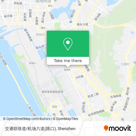 交通联络道/机场六道(路口) map