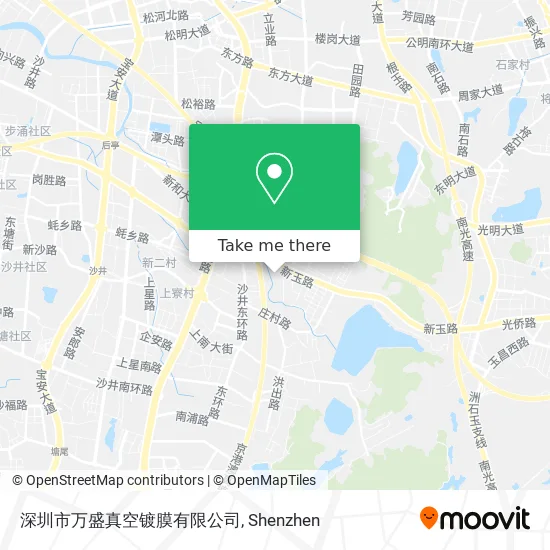 深圳市万盛真空镀膜有限公司 map