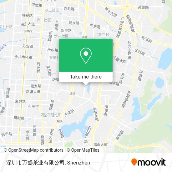 深圳市万盛茶业有限公司 map
