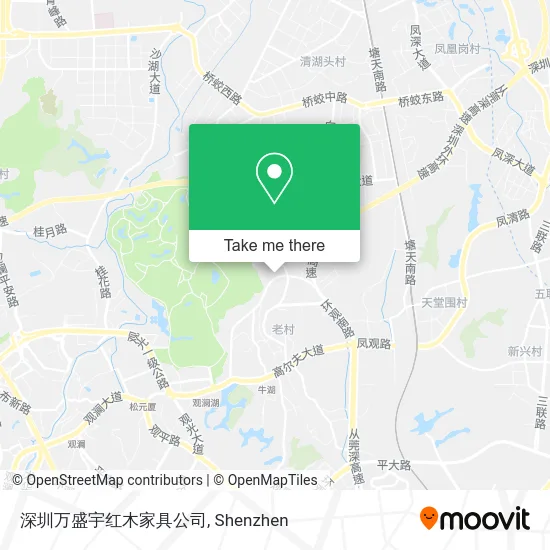 深圳万盛宇红木家具公司 map