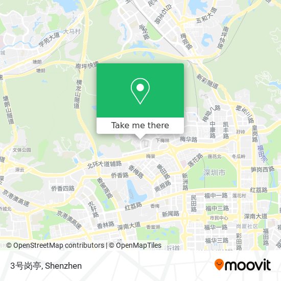 3号岗亭 map