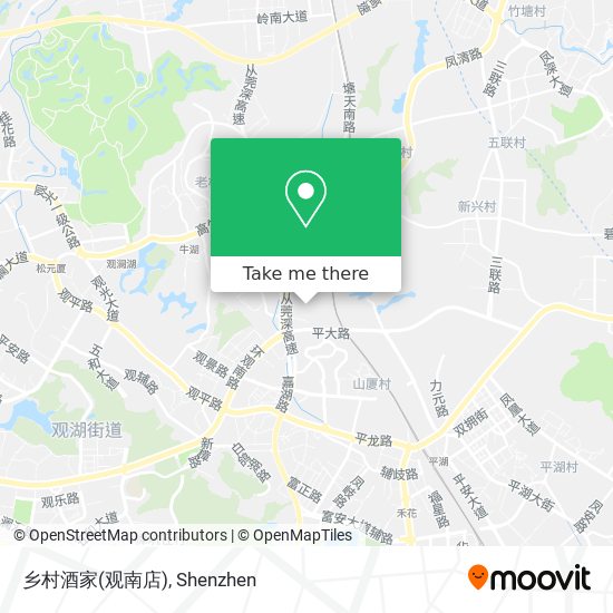 乡村酒家(观南店) map