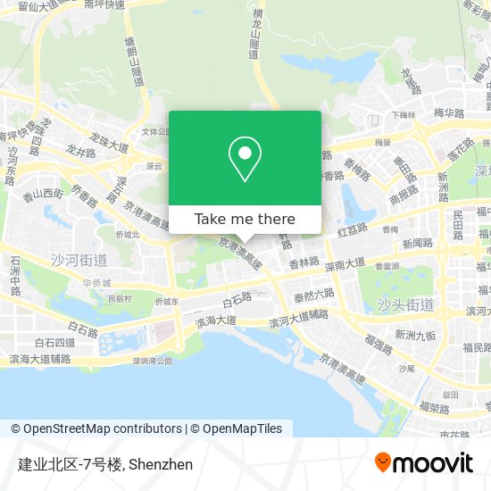建业北区-7号楼 map