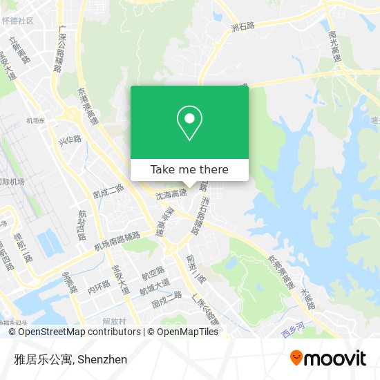 雅居乐公寓 map