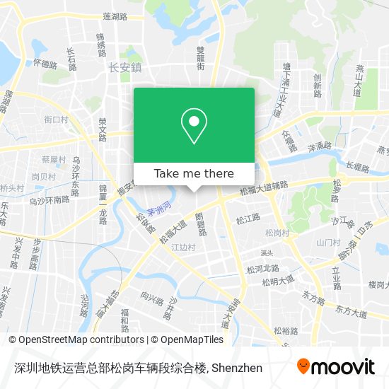 深圳地铁运营总部松岗车辆段综合楼 map