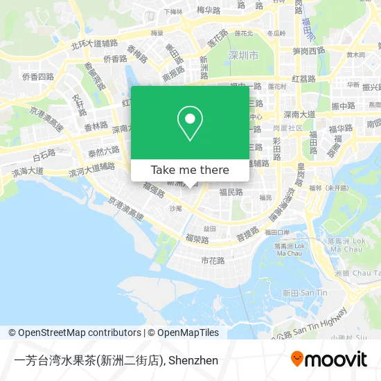 一芳台湾水果茶(新洲二街店) map