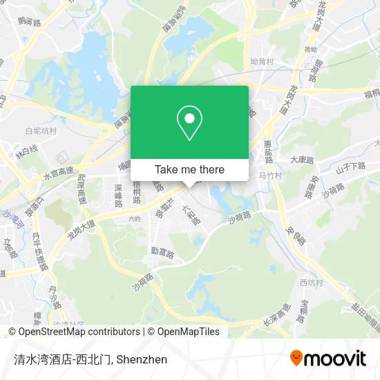 清水湾酒店-西北门 map