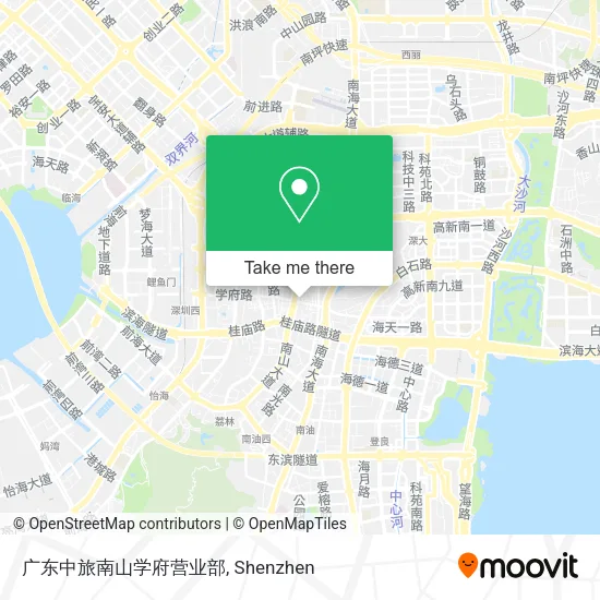 广东中旅南山学府营业部 map
