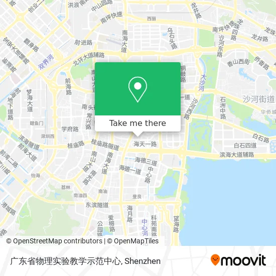 广东省物理实验教学示范中心 map