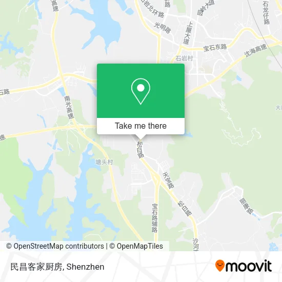 民昌客家厨房 map