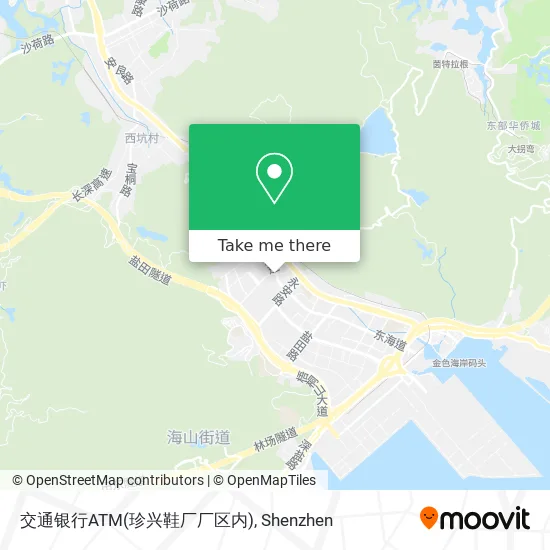交通银行ATM(珍兴鞋厂厂区内) map