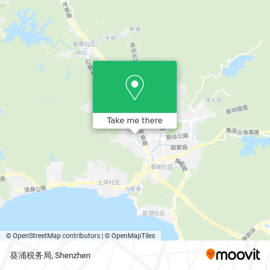 葵涌税务局 map