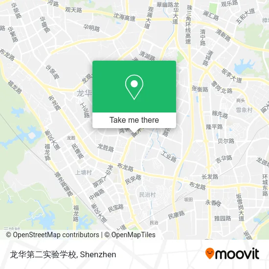 龙华第二实验学校 map