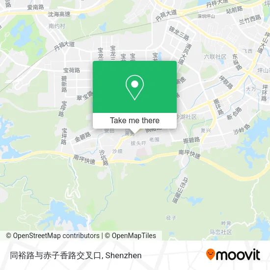 同裕路与赤子香路交叉口 map