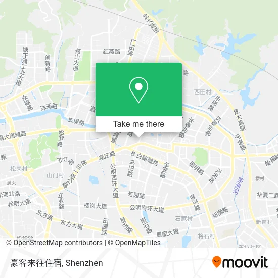 豪客来往住宿 map