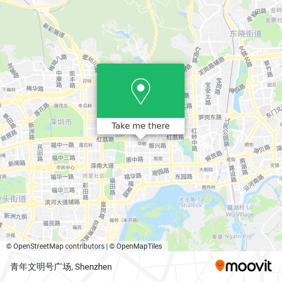 青年文明号广场 map