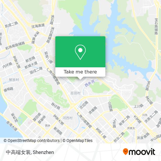 中高端女装 map