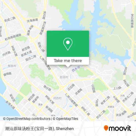 潮汕原味汤粉王(宝田一路) map