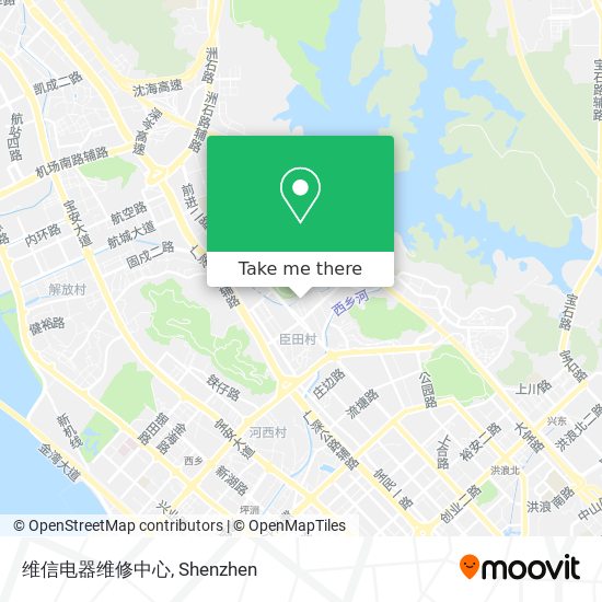 维信电器维修中心 map