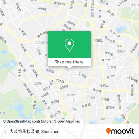 广大装饰承接装修 map