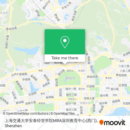 上海交通大学安泰经管学院MBA深圳教育中心(西门) map