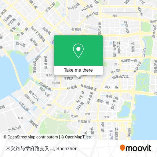 常兴路与学府路交叉口 map