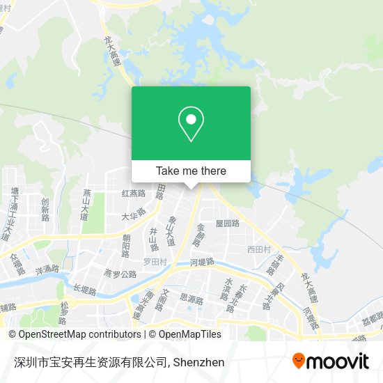 深圳市宝安再生资源有限公司 map