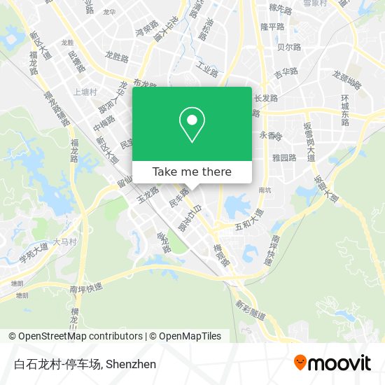 白石龙村-停车场 map