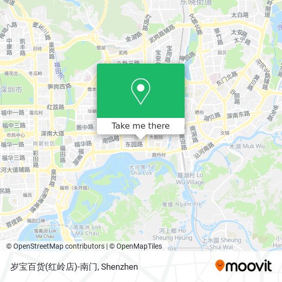 岁宝百货(红岭店)-南门 map