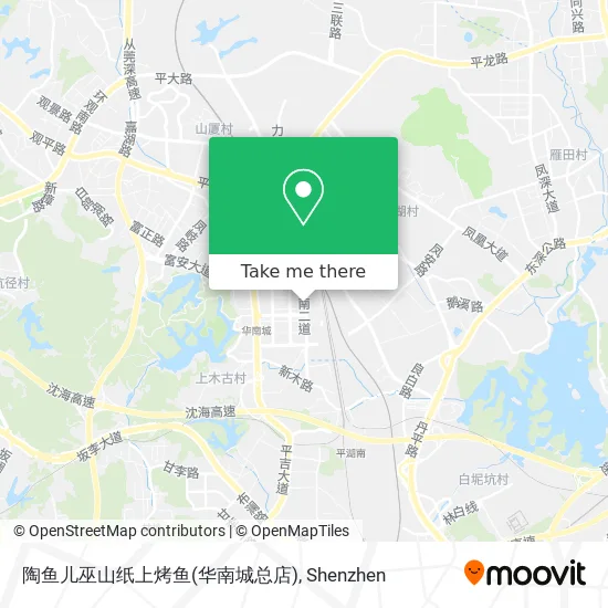 陶鱼儿巫山纸上烤鱼(华南城总店) map