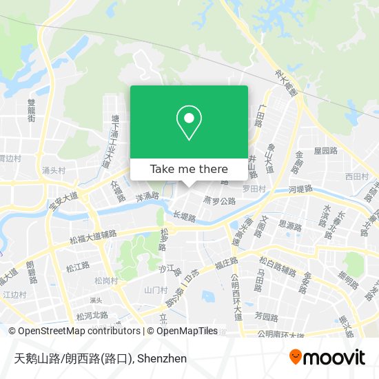 天鹅山路/朗西路(路口) map