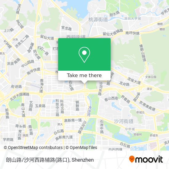 朗山路/沙河西路辅路(路口) map