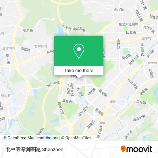 北中医深圳医院 map