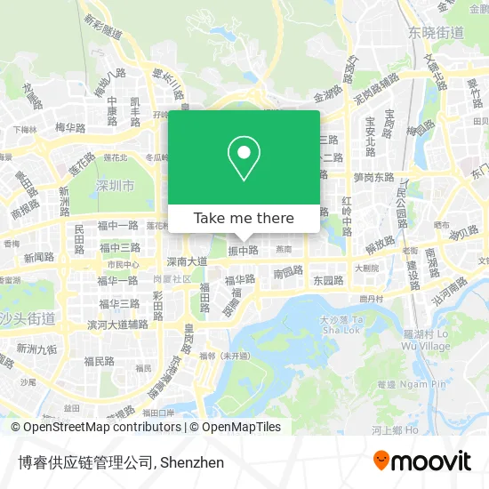 博睿供应链管理公司 map