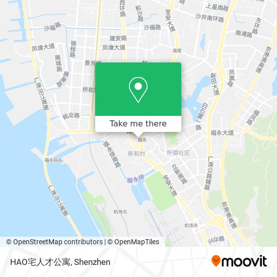HAO宅人才公寓 map