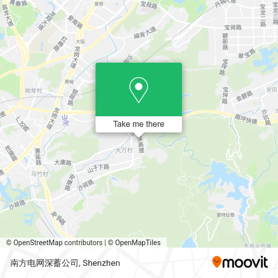 南方电网深蓄公司 map