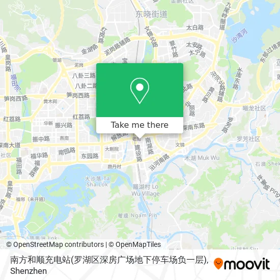 南方和顺充电站(罗湖区深房广场地下停车场负一层) map