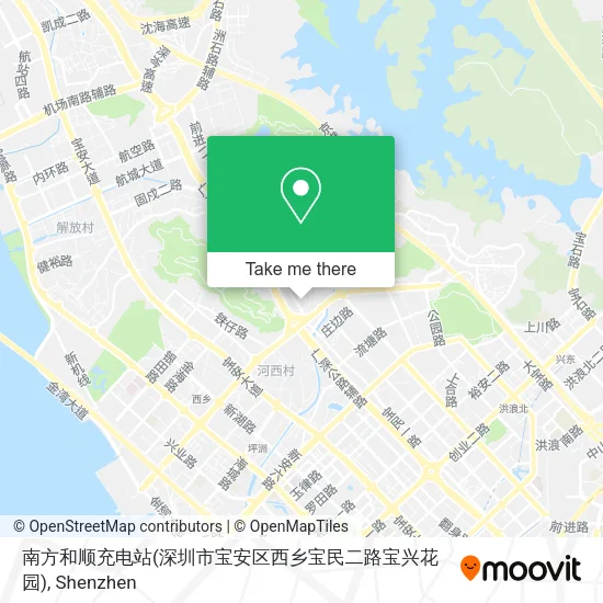 南方和顺充电站(深圳市宝安区西乡宝民二路宝兴花园) map