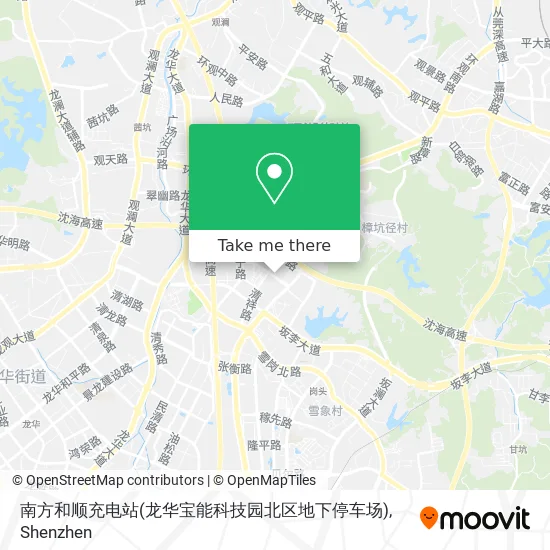 南方和顺充电站(龙华宝能科技园北区地下停车场) map