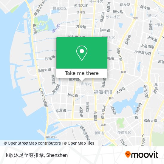 k歌沐足至尊推拿 map