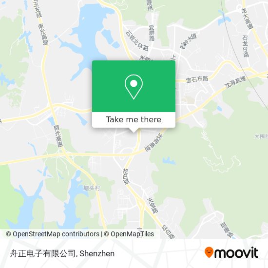 舟正电子有限公司 map