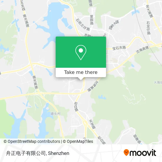 舟正电子有限公司 map