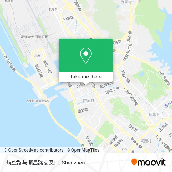 航空路与顺昌路交叉口 map