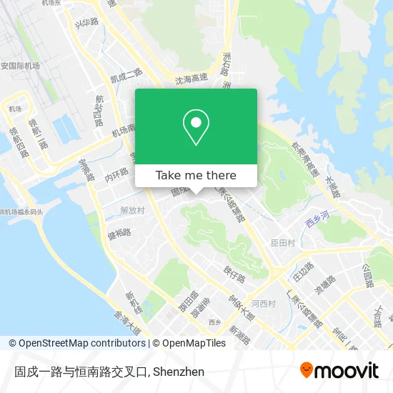 固戍一路与恒南路交叉口 map