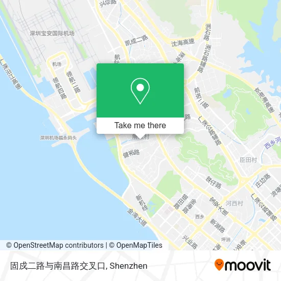 固戍二路与南昌路交叉口 map