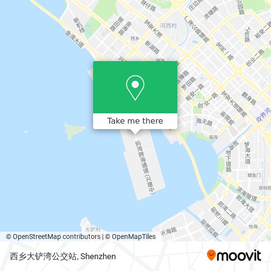 西乡大铲湾公交站 map