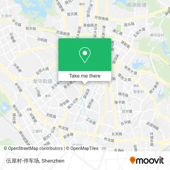 伍屋村-停车场 map