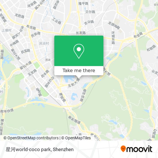 星河world·coco park map