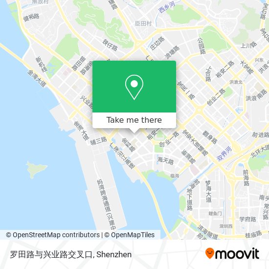罗田路与兴业路交叉口 map